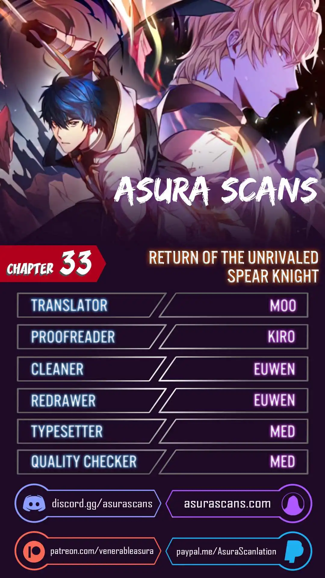 Return of the Legendary Spear Knight Chapter 33 1